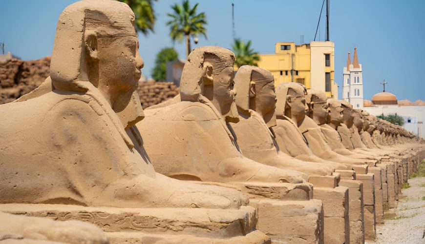 The Avenue of Sphinxes