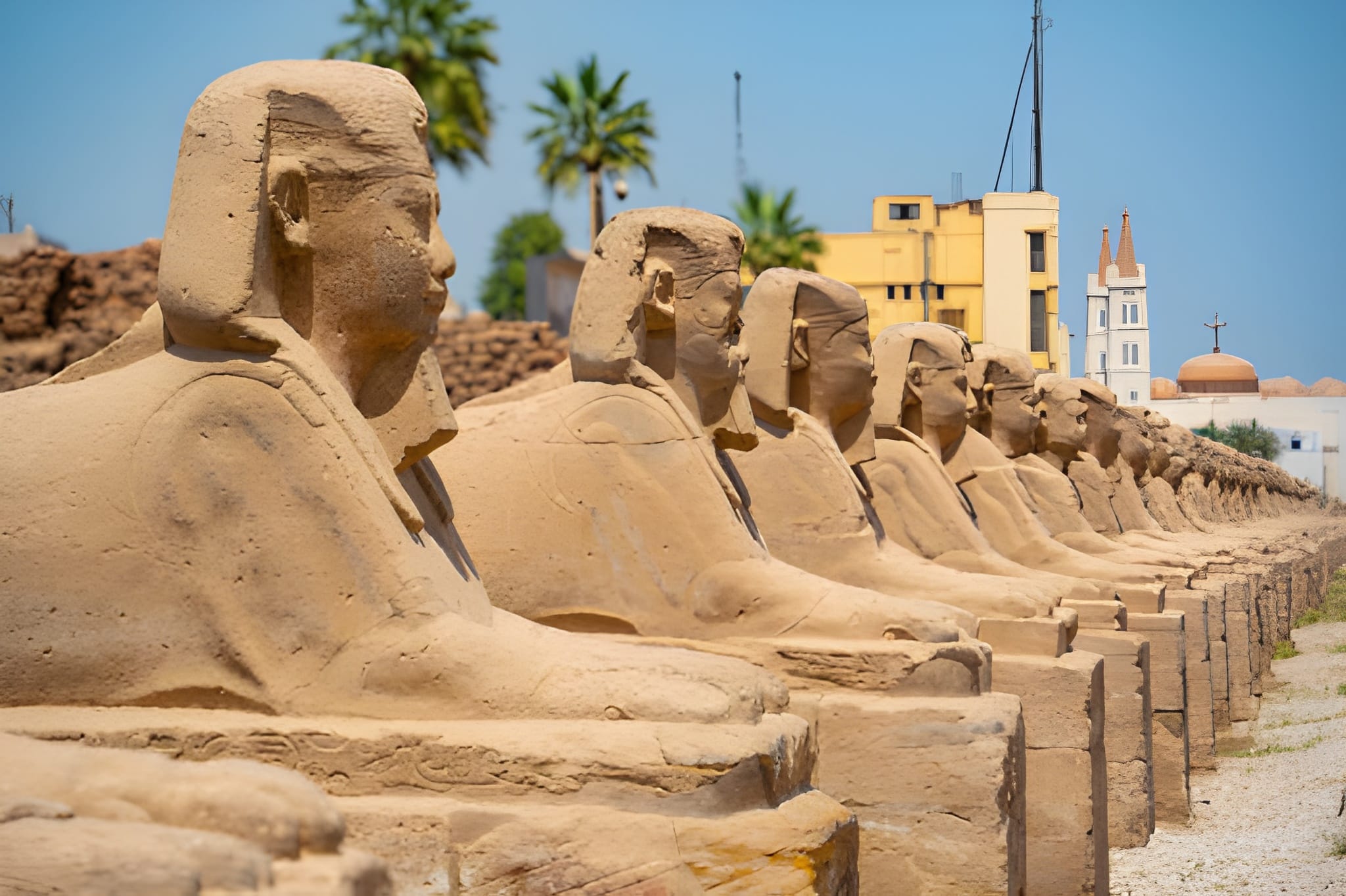 The Avenue of Sphinxes