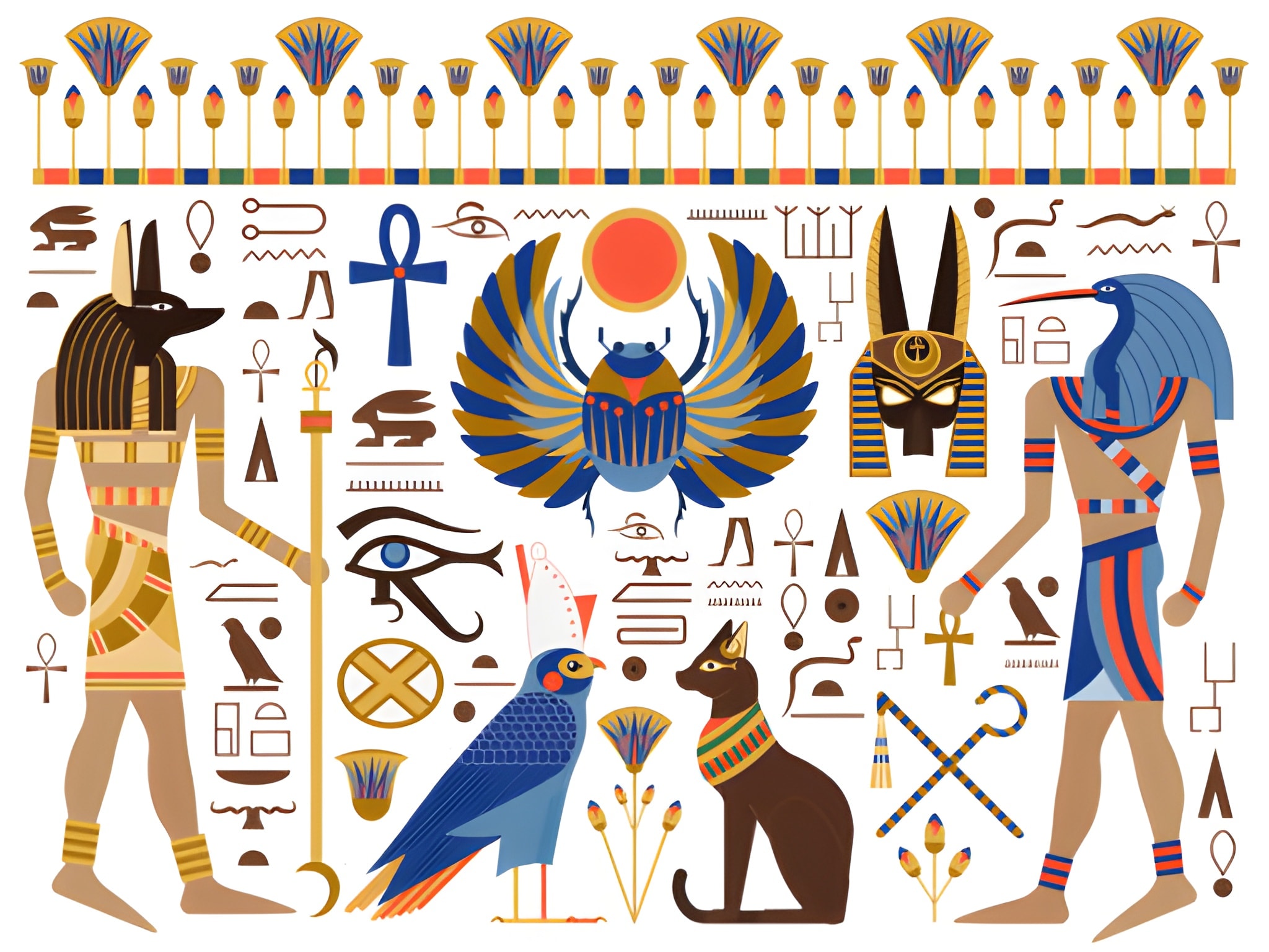 Ancient Egyptian art animals