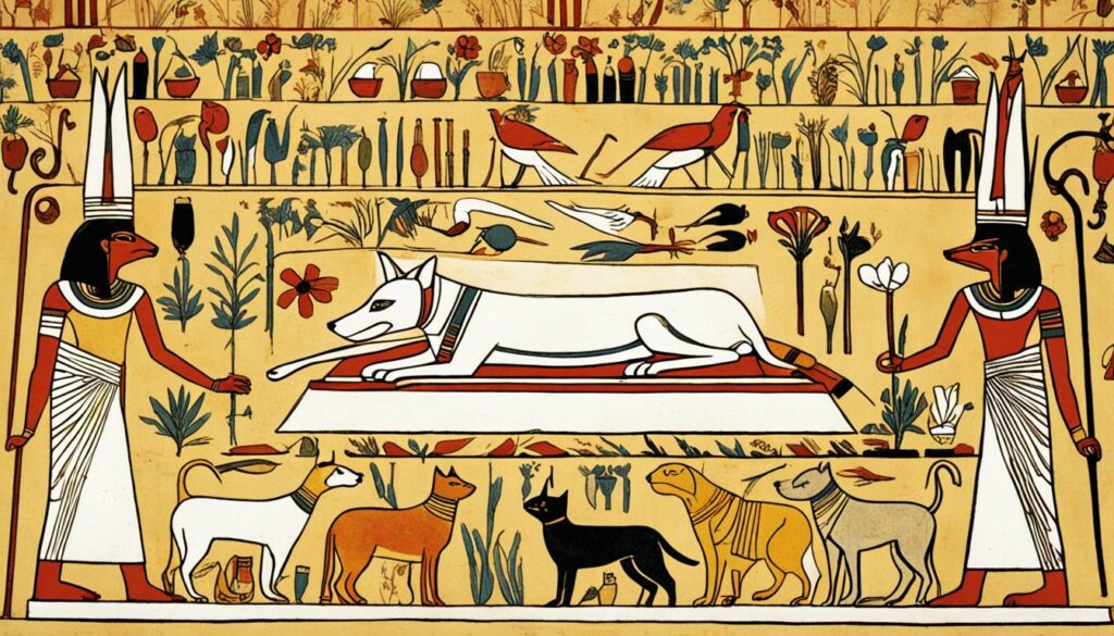 Ancient Egyptian art animals